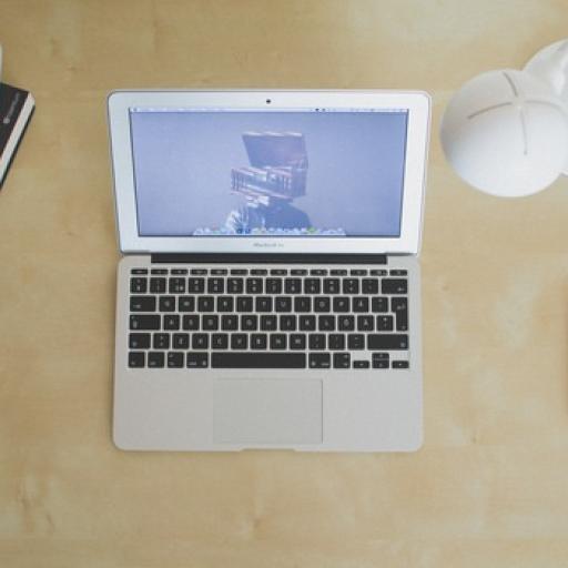 A picture of a computer on a desk.