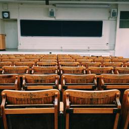 Empty lecture hall